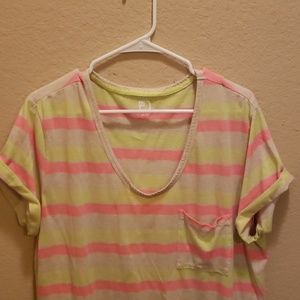 JCP low round neck tee